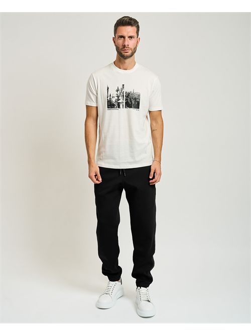 Men's Armani Exchange jogger pants with side band ARMANI EXCHANGE | XM001301-AF10818UC001